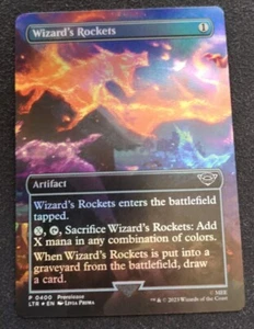 Wizard's Rockets - Foil - Borderless Scene - MTG - NM Unplayed - EN - 0400 - Picture 1 of 1