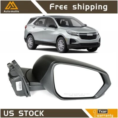 Fit For Chevrolet Equinox 2018-2019 2022 RH Hand Mirrors Passenger Right Side - Image 1 of 4