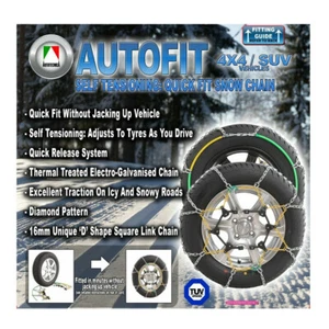 Snow Chain Kit for Lexus RX350 4x4 4WD RX400 RX350h 235/60 R18 235/55 R19 CA450 - Picture 1 of 5