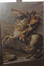 NAPOLEON Bonaparte Completed Puzzle w/ Metal Frame 28x39.75                     
