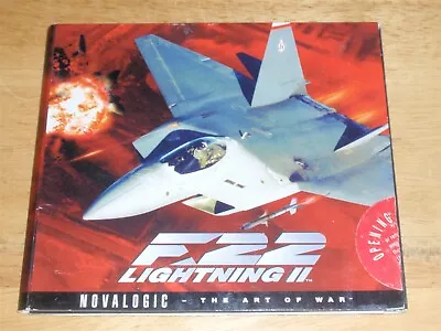 F-22 Lightning II 2 Air Combat PC CD-ROM NovaLogic 1996 game for Windows 95 - Image 1 of 3