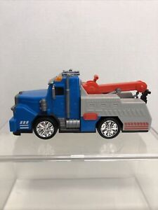 Unbranded Toy Tow Truck Wrecker With Lights And Sounds 6in 1:32 Scale Plastic