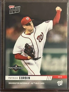 2019 Topps Now #PS-79 Patrick Corbin Washington Nationals - Picture 1 of 2