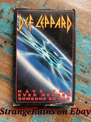 DEF LEPPARD - Have You Ever Needed Someone So Bad - Single Cassette Tape - Image 1 of 4