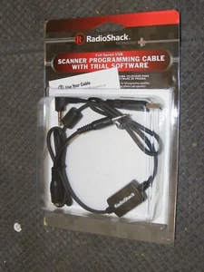 RADIO SHACK FULL-SPEED USB SCANNER PROGRAMMING CABLE W/TRIAL SOFTWARE 20-546*NEW - Photo 1/6