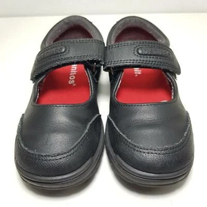 TITANITOS Schulschuhe Mädchen Junior schwarz waschbar Leder Größe US10 / EU 28 - Bild 1 von 12