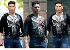 The Punisher Season 2 Skull Frank Castle Faux Black Leather Vest Costume