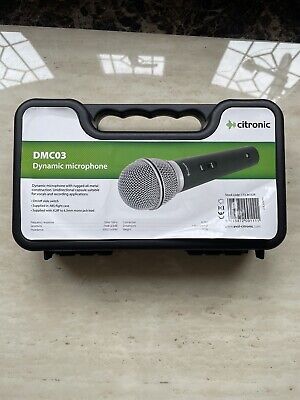 Citronic DMC03 Dynamic Microphone. Used Once • 10.46€