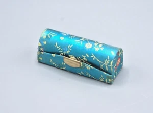 LIPSTICK PURSE CASE CRYSTAL TEAL - Picture 1 of 1