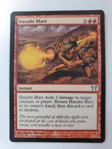 MTG Magic The Gathering Card Hanabi Blast Instant Red Champions Of Kamigawa - Picture 1 of 2
