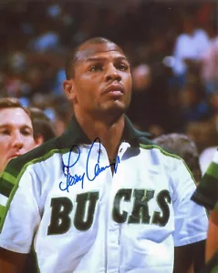 TERRY CUMMINGS Signed Milwaukee Bucks 1984-89 color photo COA 2x AS ROY 1983 - Picture 1 of 1