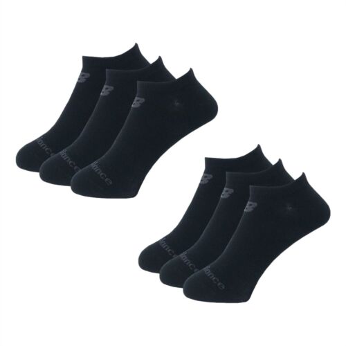 New Balance 6 Pack Performance Basic Ankle Socks - Black - M | eBay