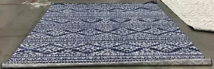 NAVY / IVORY 8'-0" x 10'-0" Flaw in Rug, Reduced Price 1172680032 TUL272N-8 - Picture 1 of 4