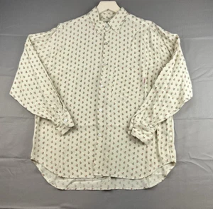 Vintage Guess Shirt Mens Medium Floral Western Boho Casual - Picture 1 of 9