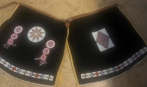 Native American Hand beaded Loincloth Breechclout for Powwow Regalia - Picture 1 of 9