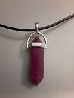 Purple Charoite Point Pendent Necklace Crystal Gemstone Natural Stone Chakra Hea