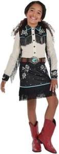 Cowgirl Western Girl Outlaw Suit Yourself Fancy Dress Up Halloween Child Costume - Picture 1 of 10