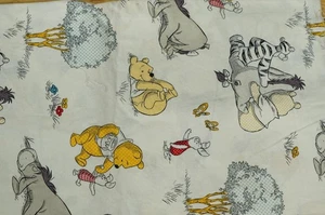 Sewing Cotton Quilting Fabric Winnie The Pooh Togetherish Kind of Day Tigger - Picture 1 of 3