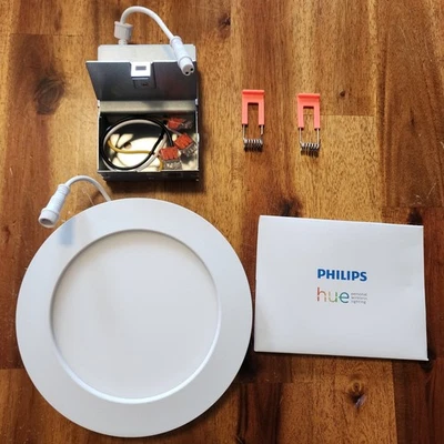 Philips Hue 579573 Blanco y Color Ambiente 5/6" Delgado Downlight LED Luz Inteligente Foto 1 de 4