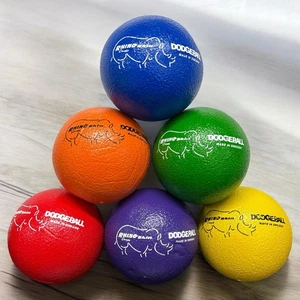 Champion Sports Rhino Skin Dodgeball Set di 6 - 6" Palline in Schiuma per Interno Esterno PE - Foto 1 di 5