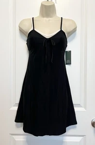 Damen Mini-Schlupfkleid schwarz Lagenlook Größe XXS - Wild Fable - Bild 1 von 7