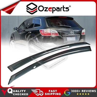 FRONT 2 Pcs Weathershield Weather Shields Window Visor For Mazda CX9 CX-9 07~16 - image 1 of 4
