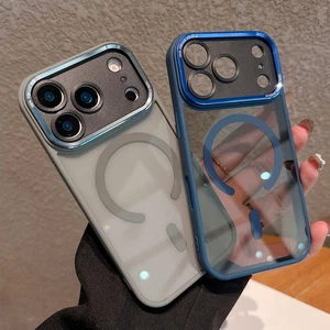 For iPhone 17 Pro Max Air 16 15 14 13 ShockProof Clear Magnetic Phone Case Cover - Picture 1 of 20