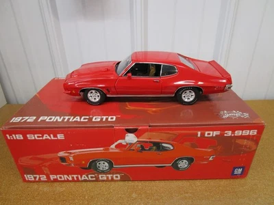 Pontiac GTO 1972 cupé rojo GMP 1/18 diecast muscle car caja 1 de 3996 Limited Foto 1 de 4