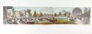 Celeron Chautauqua Lake NY Fashion Antique c1900 Panoramic Postcard RARE P140 - Picture 1 of 7