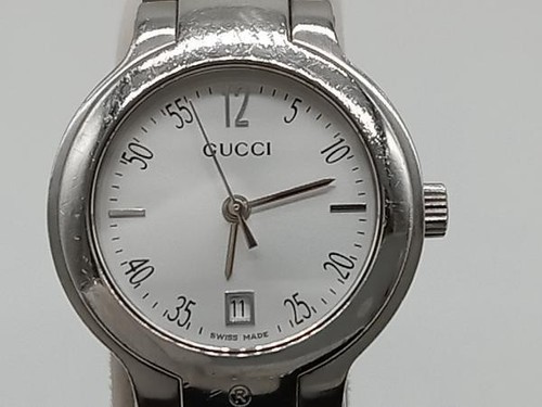 Orologio Gucci Round Face 8900L Quarzo Quadrante Argento Donna