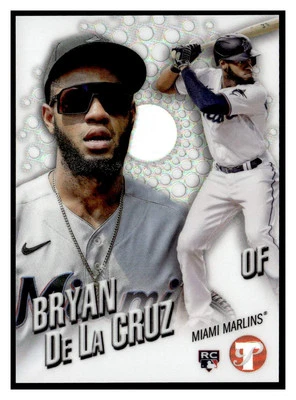 2022 Topps Pristine Fresh Faces #FF14 Bryan De La Cruz INSERT - Image 1 of 2