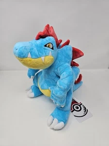 Feraligatr Poké Plüschtier - 13 Zoll - Offizielles Pokémon Center - Brandneu mit Etikett - Bild 1 von 9