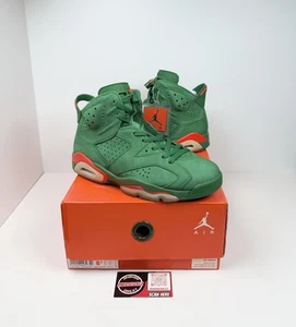 Talla 8.5 - Air Jordan 6 Retro Gamuza Verde Gatorade⚡️ ¡OG TODO/USADO UNA VEZ! - Imagen 1 de 10