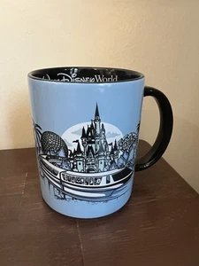 Tazza caffè Walt Disney World Monorotaia Magic Kingdom blu por bomboniera Mantengas HTF - Foto 1 di 5