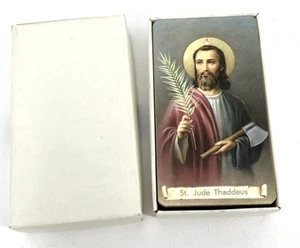 Vintage katholische Ephemera LOT von 100 St. Jude Thaddäus Gebetskarten polnisch/englisch - Bild 1 von 7