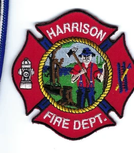 *RARE CURRENT STYLE* Harrison (Clare County) MI Michigan Fire Dept. patch - NEW! - Picture 1 of 1