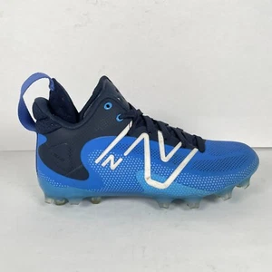 New Balance FreezeLX V4 Lacrosse Stollen Herren Jugend Größe 4,5 blau weiß Schuhe - Bild 1 von 10