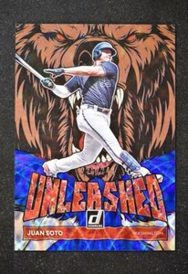 2022 Donruss Baseball Unleashed Blue #8 Juan Soto /249 - Washington Nationals