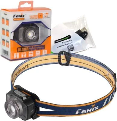 Fenix HL40R USB Recargable 600 Lúmenes Zoom-able Ajustable LED Faro Gris - Imagen 1 de 4