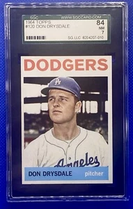 1964 Topps Don Drysdale #120 SGC 7 GC482 - Picture 1 of 2