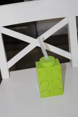 Lego verde lima para beber/taza con bloques de construcción de ladrillo de 5,5"x 3" Foto 1 de 4