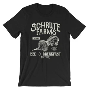 Schrute Farms T-Shirt. The Office Dwight 100% Cotton Premium Tee NEW - Bild 1 von 9