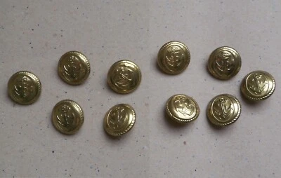 1 maritimer Uniform / Jacken Knopf  Anker - Motiv Metall u. Plastik Knopf 20mm - Bild 1 von 4
