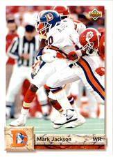 1992 Upper Deck #551 Mark Jackson Denver Broncos