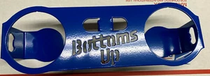 Yamaha Wolverine RMAX GRAB HANDLE DRINK CUP HOLDER "BOTTOMS-UP" THEME Blue - Picture 1 of 12