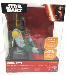 Figura de Boba Fett Star Wars firmada por Jeremy Bulloch certificado de autenticidad bajo - Imagen 1 de 2
