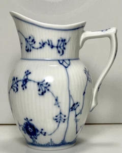 Royal Copenhagen Blue Fluted Plain No Trim Creamer 394 Denmark 4 Ounce 4" - Picture 1 of 3