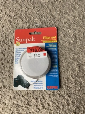 Sunpak 52mm UV and Circular Polarizer Filter Kit - Image 1 of 3