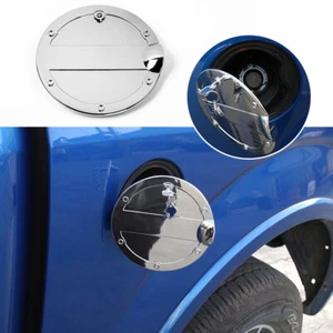 Exterior Gas Cap Fuel Tank Cover With Locking For Ford F150 2015-2019 Chrome - Picture 1 of 8