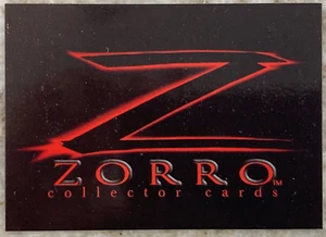 Tarjeta coleccionable promocional Zorro The Movie 1998 Duocards 1 A850 - Imagen 1 de 3
